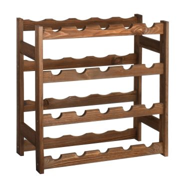 Cantinetta / scaffale per vino SIMPLEX modello 4, per 77 bottiglie, legno  naturale - A 166 x L 72 x P 25 cm : : Casa e cucina