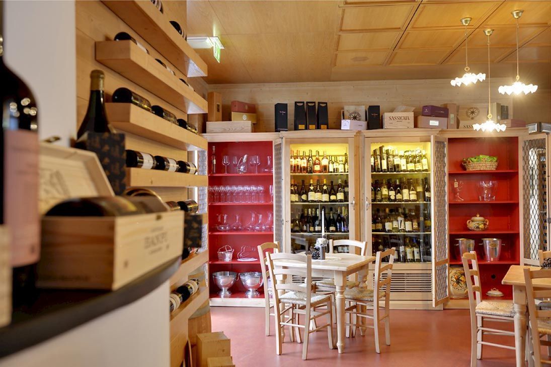 Portabottiglie di vino da parete “Enoteca” in legno di frassino
